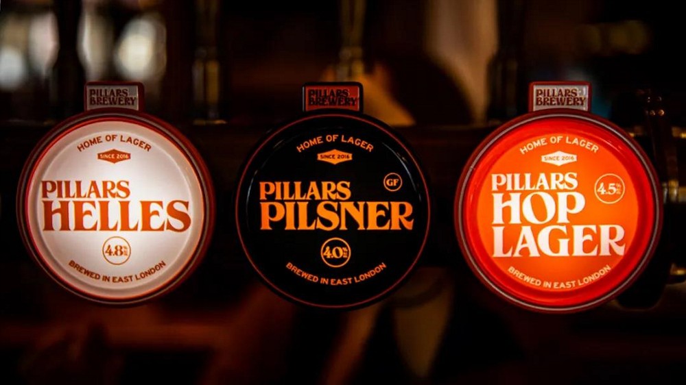 精酿啤酒厂“Pillars Brewery”视觉形象升级
